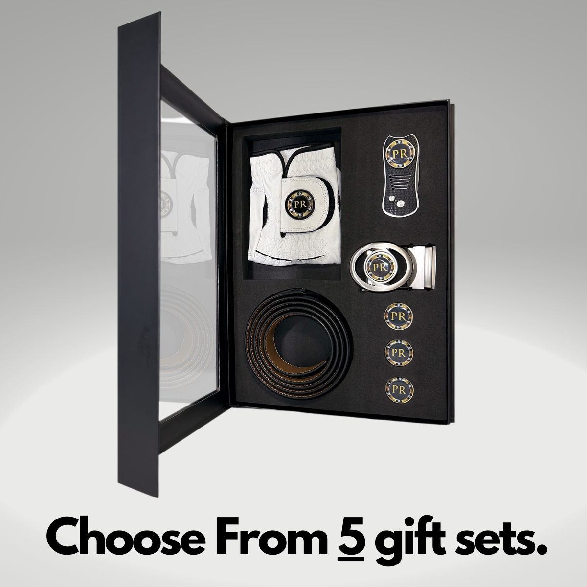 Choose from 5 Personalized Golf Gift Sets